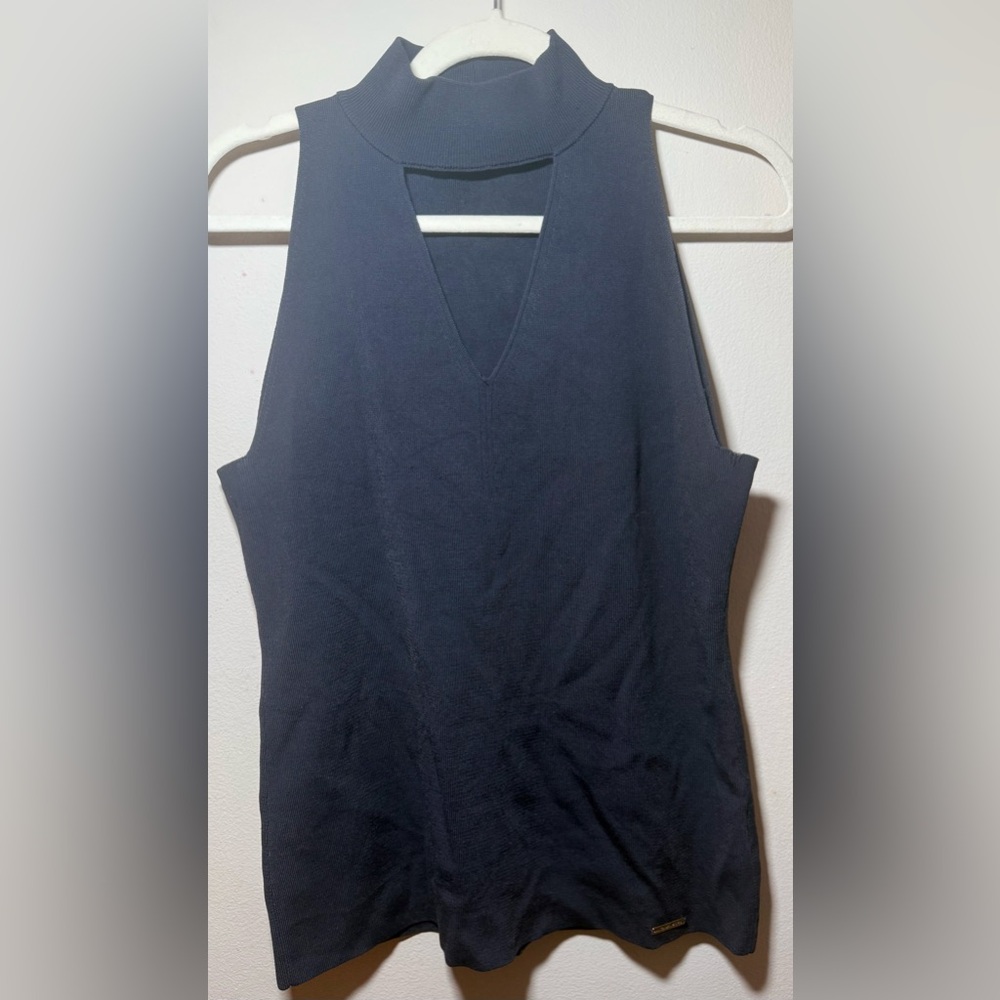MICHAEL Michael Kors Black V-Neck Tank Top